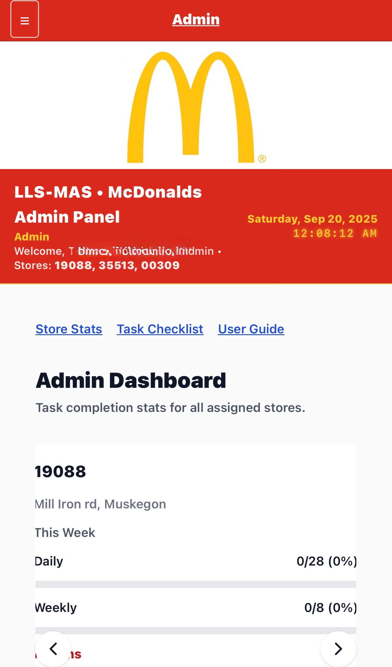 MCDS – Admin Dashboard
